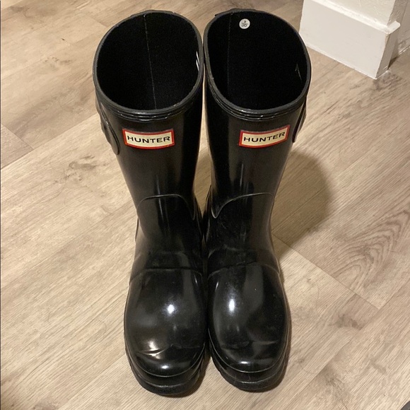 Hunter Shoes - Hunter Black Rain Boots